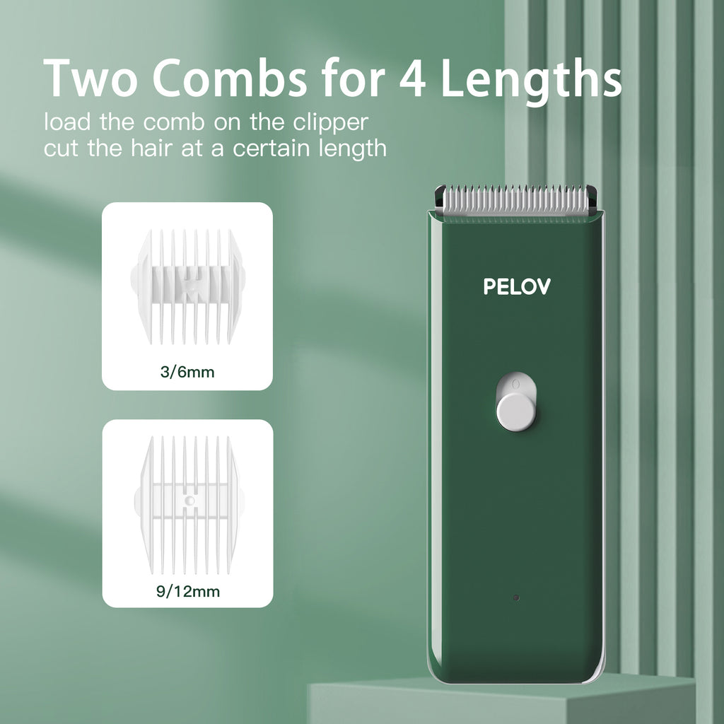 Pelov Pet Hair Clipper – Ceramic Blade, Quiet Low-Noise, IPX7 Waterproof & Compact Design