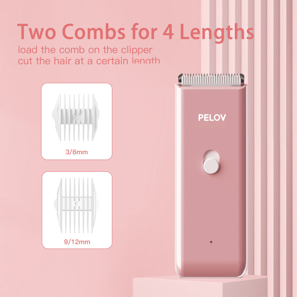 Pelov Pet Hair Clipper – Ceramic Blade, Quiet Low-Noise, IPX7 Waterproof & Compact Design